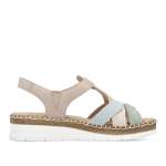 náhled Dámské sandály RIEKER V1269-90 béžová S6