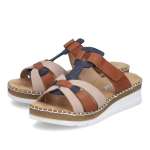 náhled Dámské nazouváky RIEKER V1291-90 béžová S6