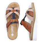 náhled Dámské nazouváky RIEKER V1291-90 béžová S6