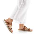 náhled Dámské nazouváky RIEKER V1291-90 béžová S6