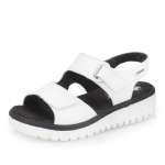 detail Dámské sandály RIEKER V1382-80 bílá S6