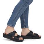 náhled Dámské nazouváky RIEKER V1392-00 černá S6