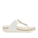 náhled Dámské žabky RIEKER V1461-90 stříbrná S6