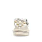 náhled Dámské žabky RIEKER V1461-90 stříbrná S6