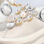 náhled Dámské žabky RIEKER V1461-90 stříbrná S6