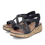 náhled Dámské sandály RIEKER V1762-00 černá S6