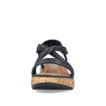 náhled Dámské sandály RIEKER V1762-00 černá S6