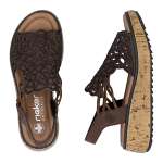 náhled Dámské sandály RIEKER V1765-24 hnědá S6