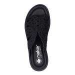 náhled Dámské nazouváky RIEKER V1789-00 černá S6