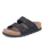 detail Dámské nazouváky RIEKER V3190-01 černá S6