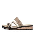 náhled Dámské nazouváky RIEKER V3652-62 béžová S6