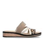 náhled Dámské nazouváky RIEKER V3652-62 béžová S6