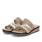 náhled Dámské nazouváky RIEKER V3652-62 béžová S6