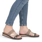 náhled Dámské nazouváky RIEKER V3652-62 béžová S6