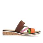 náhled Dámské nazouváky RIEKER V3652-96 hnědá S6