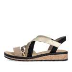 náhled Dámské sandály RIEKER V3663-92 černá S6