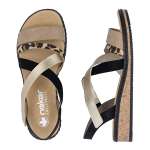 náhled Dámské sandály RIEKER V3663-92 černá S6