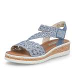 náhled Dámské sandály RIEKER V4150-14 modrá S6