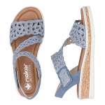 náhled Dámské sandály RIEKER V4150-14 modrá S6