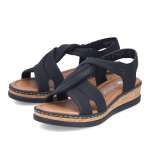 náhled Dámské sandály RIEKER V4161-00 černá S6