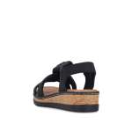 náhled Dámské sandály RIEKER V4161-00 černá S6
