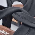 náhled Dámské sandály RIEKER V4161-00 černá S6