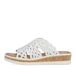 náhled Dámské nazouváky RIEKER V4189-80 bílá S6