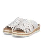 náhled Dámské nazouváky RIEKER V4189-80 bílá S6