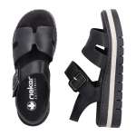 náhled Dámské sandály RIEKER V4952-00 černá S6