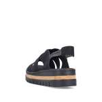 náhled Dámské sandály RIEKER V4959-00 černá S6