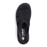 náhled Dámské sandály RIEKER V4959-00 černá S6