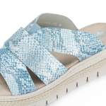 náhled Dámské nazouváky RIEKER V4989-10 modrá S6