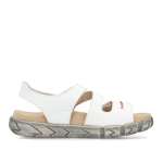náhled Dámské sandály RIEKER V5151-80 bílá S6