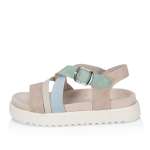 náhled Dámské sandály RIEKER V5663-60 béžová S6