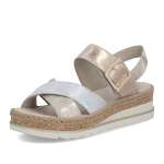 náhled Dámské sandály RIEKER V7951-90 zlatá S6