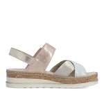 náhled Dámské sandály RIEKER V7951-90 zlatá S6