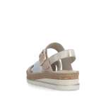 náhled Dámské sandály RIEKER V7951-90 zlatá S6