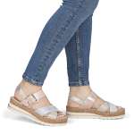 náhled Dámské sandály RIEKER V7951-90 zlatá S6