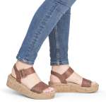 náhled Dámské sandály REMONTE D1N56-24 hnědá S6