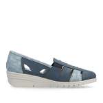 náhled Dámské mokasíny RIEKER L5358-12 modrá S6