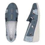 náhled Dámské mokasíny RIEKER L5358-12 modrá S6