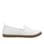 náhled Dámské mokasíny RIEKER M2853-80 bílá S6