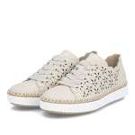 náhled Dámské polobotky RIEKER M2902-60 béžová S6