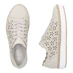 náhled Dámské polobotky RIEKER M2902-60 béžová S6