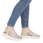 náhled Dámské sandály RIEKER V0241-31 růžová S6