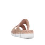 náhľad Dámske šľapky RIEKER V2375-60 béžová S6