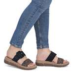 náhľad Dámske šľapky RIEKER V2392-24 hnedá S6