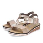 náhled Dámské sandály RIEKER V3660-61 béžová S6