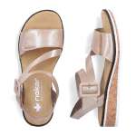 náhled Dámské sandály RIEKER V3660-61 béžová S6