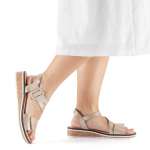 náhled Dámské sandály RIEKER V3660-61 béžová S6